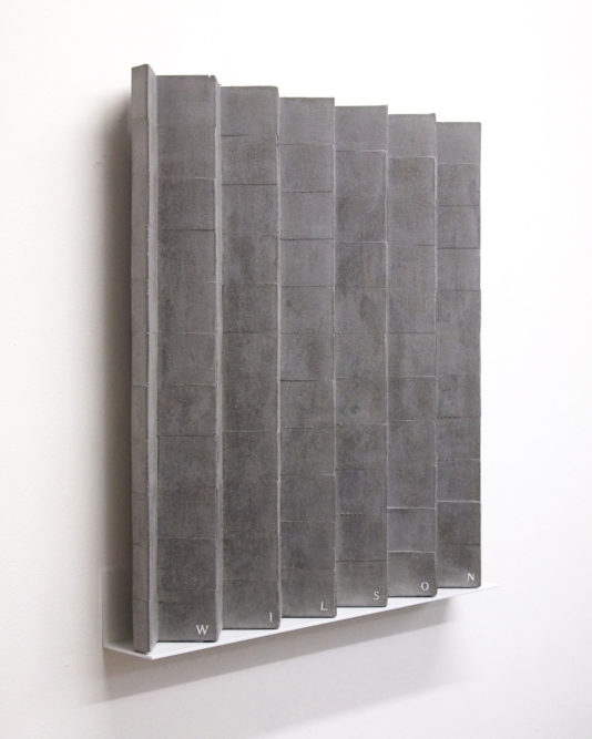 LINCOLN / WILSON60 x 55 x 7 cm | cast concrete mounted on aluminium shelf | 2016private collection