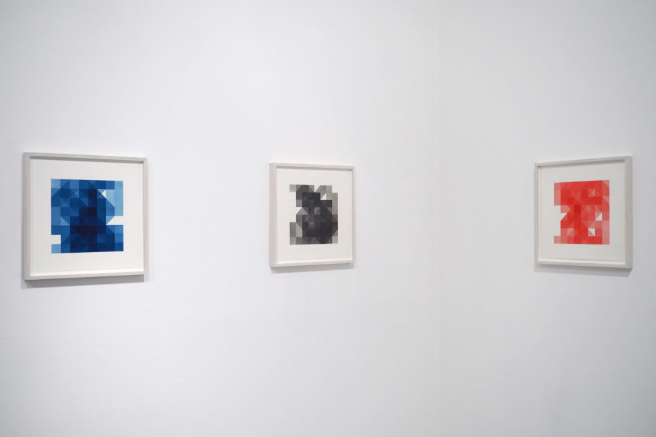 CROSS SECTION/04 - Tom Hackney, Roland Hicks, Catrin Morgan (installation view) photo courtesy of dalla Rosa Gallery, London